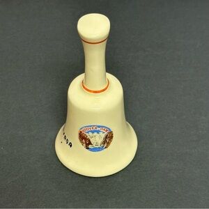 Hoover Dam Nevada Bell Beige 1987 Collectible Travel Memorabilia Souvenir